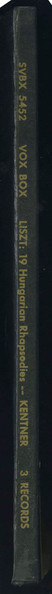 Franz Liszt , Louis Kentner - 19 Hungarian Rhapsodies | Vox (SVBX 5452) - 3