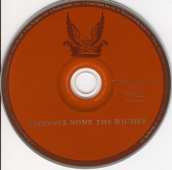 Sixpence None The Richer - Sixpence None The Richer | Squint Entertainment (CK 91239) - 3 Sixpence None The Richer - Sixpence None The Richer | Squint Entertainment (CK 91239) - 3