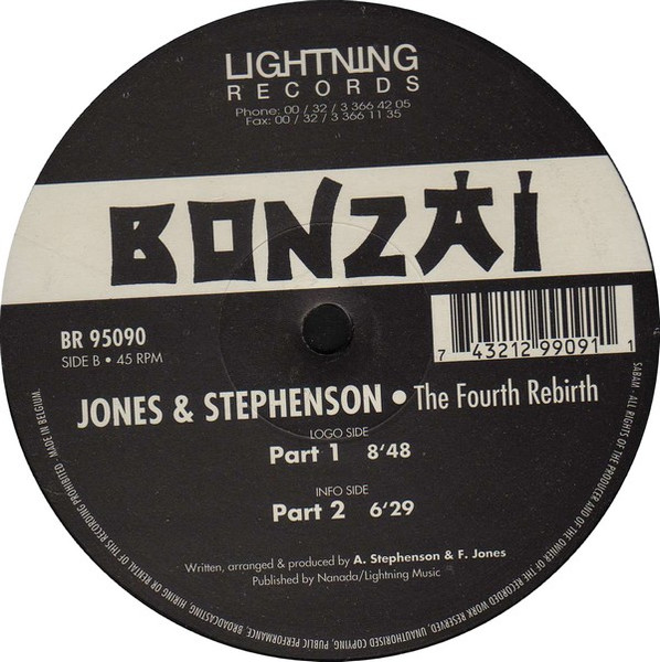 Jones & Stephenson - The Third Rebirth / The Fourth Rebirth | Bonzai Records (BR 95090) - 3