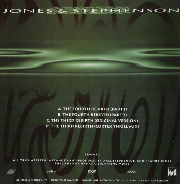 Jones & Stephenson - The Third Rebirth / The Fourth Rebirth | Bonzai Records (BR 95090) - 2