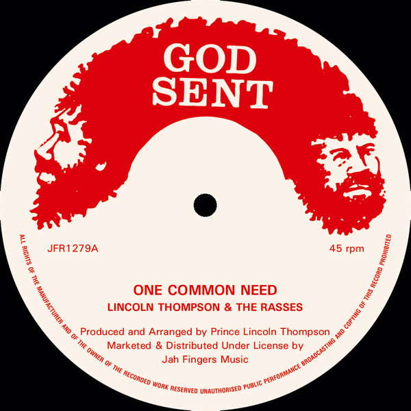 Prince Lincoln Thompson & The Royal Rasses - One Common Need | God Sent Records (JFR1279)