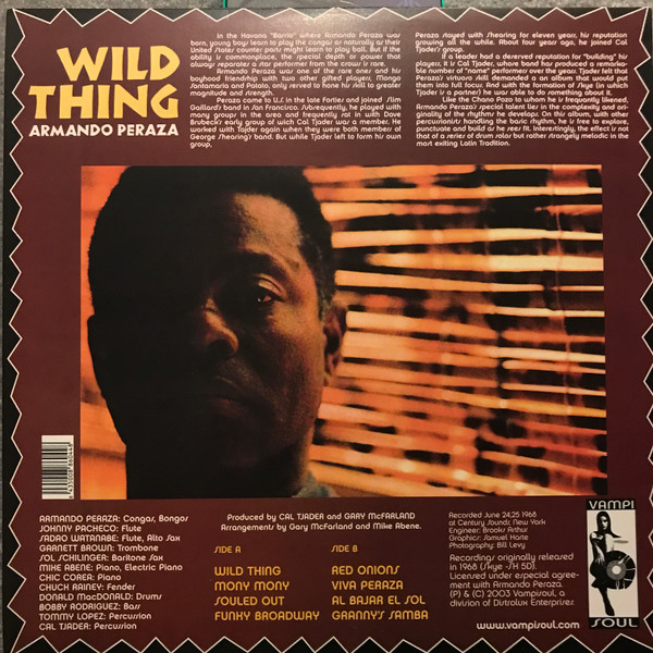 Armando Peraza - Wild Thing | Vampi Soul (VAMPI 027) - 2 Armando Peraza - Wild Thing | Vampi Soul (VAMPI 027) - 2