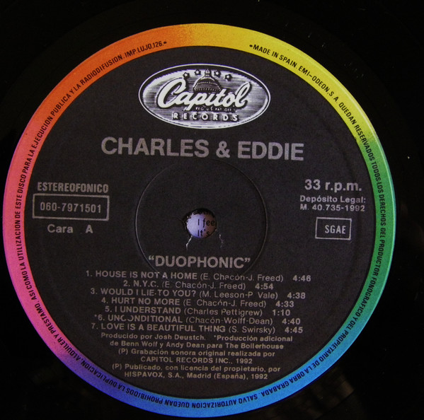 Charles & Eddie - Duophonic | Capitol Records (060 79 7150 1) - 3 Charles & Eddie - Duophonic | Capitol Records (060 79 7150 1) - 3