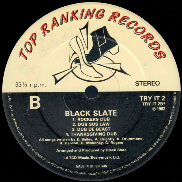 Black Slate - Untitled | Top Ranking Records (TRY IT 2) - 2