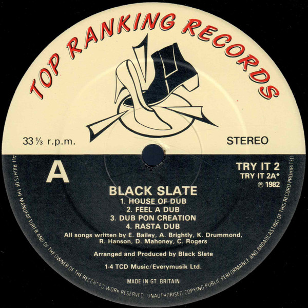 Black Slate - Untitled | Top Ranking Records (TRY IT 2) - main