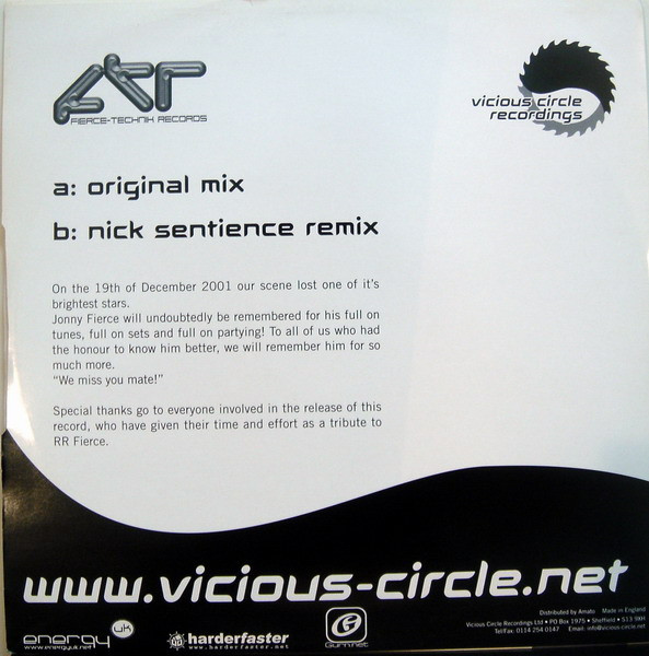 RR Fierce - Neuronex | Vicious Circle Recordings (VCR014) - 2