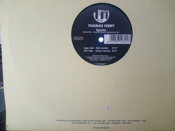 Thomas Ferry - Egoiste | Vibes Records (FLMIX 114) - main