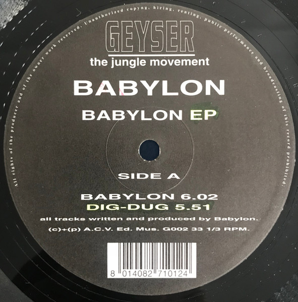 Babylon - Babylon EP | Geyser (G002)