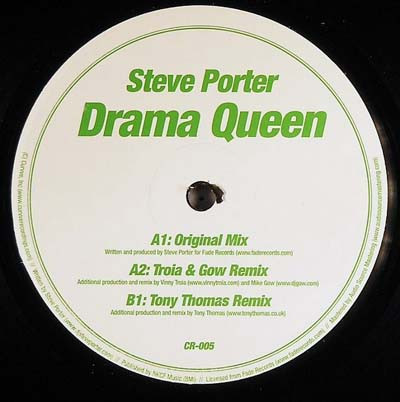 Steve Porter - Drama Queen | Curvve Recordings (CR-005) - main