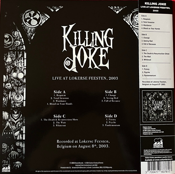 Killing Joke - Live At Lokerse Feesten, 2003 | Culture Factory (783 761) - 2