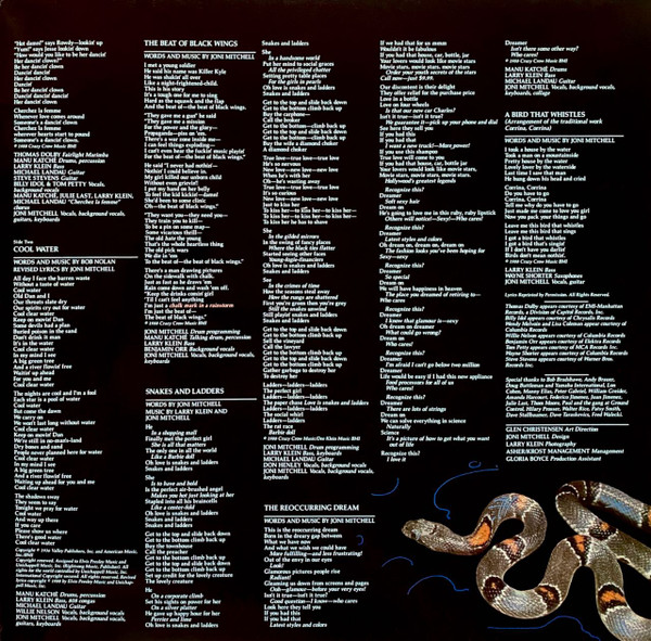 Joni Mitchell - Chalk Mark In A Rain Storm | Geffen Records (WX 141) - 6