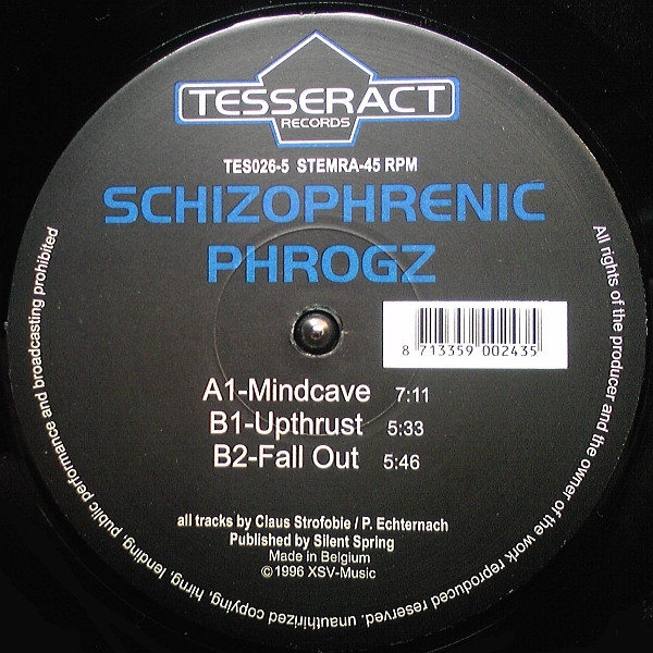 Schizophrenic Phrogz - Mindcave | Tesseract Records (TES 026-5) - 2