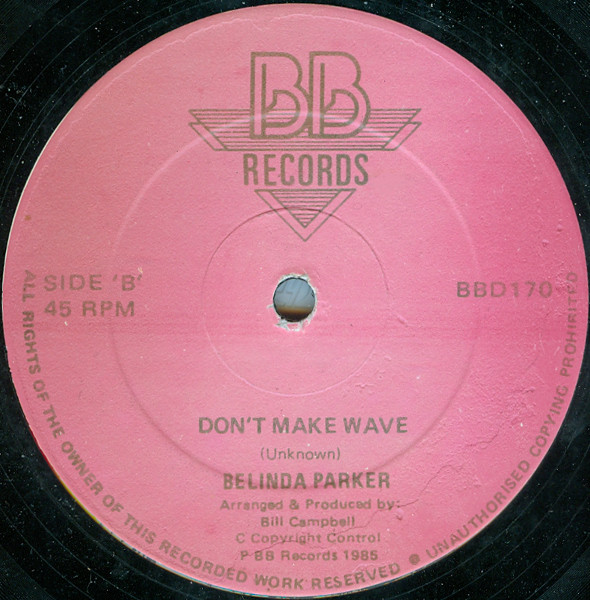 Belinda Parker - One Day At A Time / Don't Make Waves | BB Records (BBD 170)