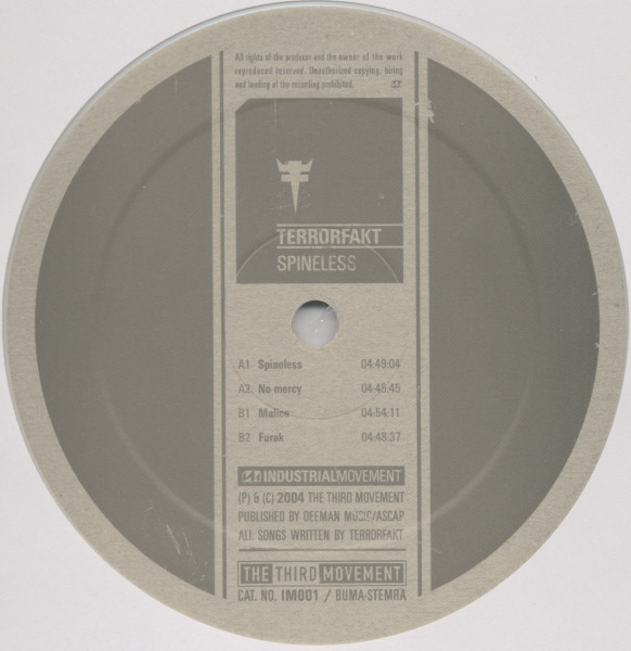 Terrorfakt - Spineless | Industrial Movement (IM001) - 3