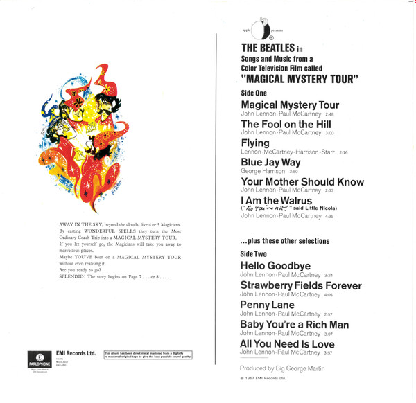 The Beatles - Magical Mystery Tour | Parlophone (064-7 48062 1) - 2 The Beatles - Magical Mystery Tour | Parlophone (064-7 48062 1) - 2