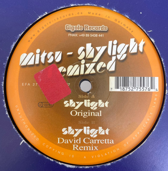Mitsu - Shylight Remixed | International Deejay Gigolo Records (Gigolo 57) Mitsu - Shylight Remixed | International Deejay Gigolo Records (Gigolo 57)