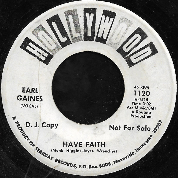 Earl Gaines - Have Faith | Hollywood Records (1120)
