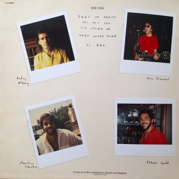 Paul McCartney - Pipes Of Peace | Odeon (1C 064 1652301) - 2