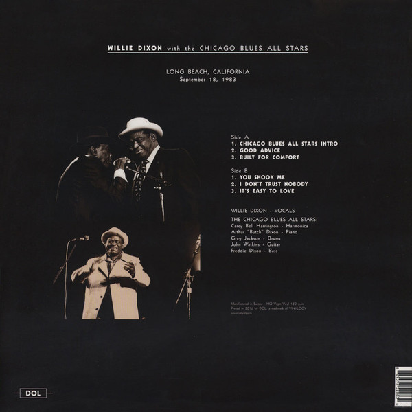 Willie Dixon With Chicago Blues All Stars - Live Long Beach, California - 1983 | DOL (DOR2083H) - 2 Willie Dixon With Chicago Blues All Stars - Live Long Beach, California - 1983 | DOL (DOR2083H) - 2