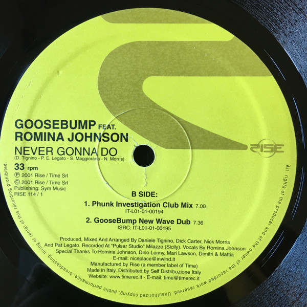Goosebump - Never Gonna Do | Rise (RISE 114) - 4