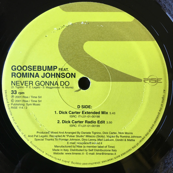 Goosebump - Never Gonna Do | Rise (RISE 114) - 6
