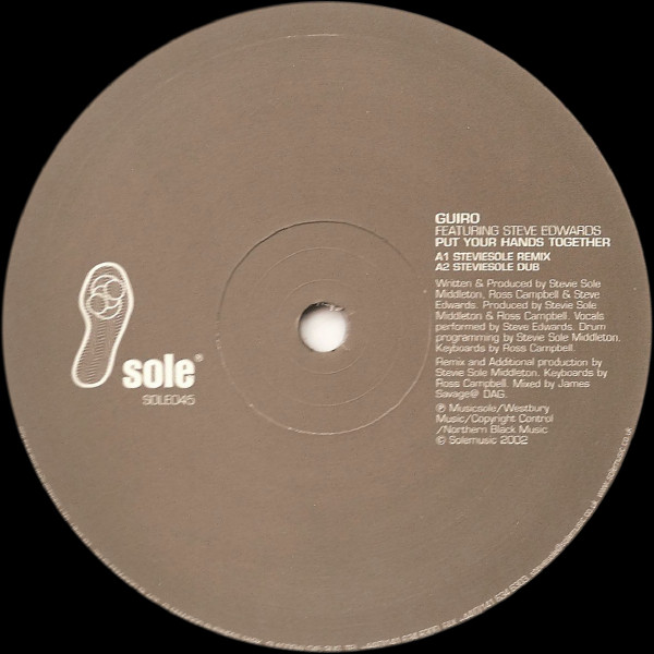 Guiro Featuring Steve Edwards - Put Your Hands Together | Sole Music (SOLE045)
