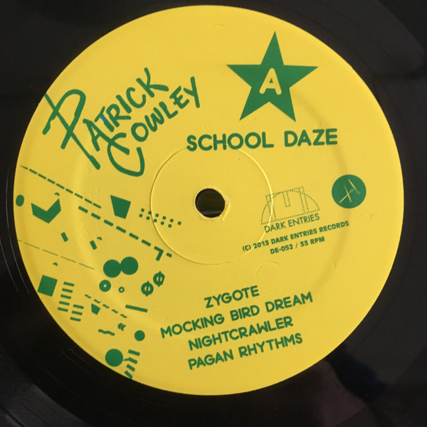 Patrick Cowley - School Daze | Dark Entries (DE-052) - 4