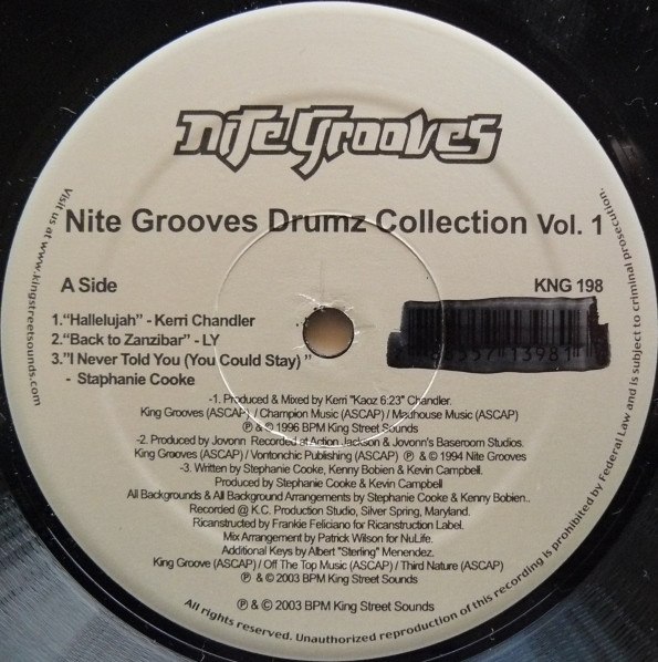 Various - Drumz Collection Vol. 1 | Nite Grooves (KNG 198)