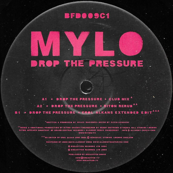 Mylo - Drop The Pressure | Breastfed (BFD009C1) - 3