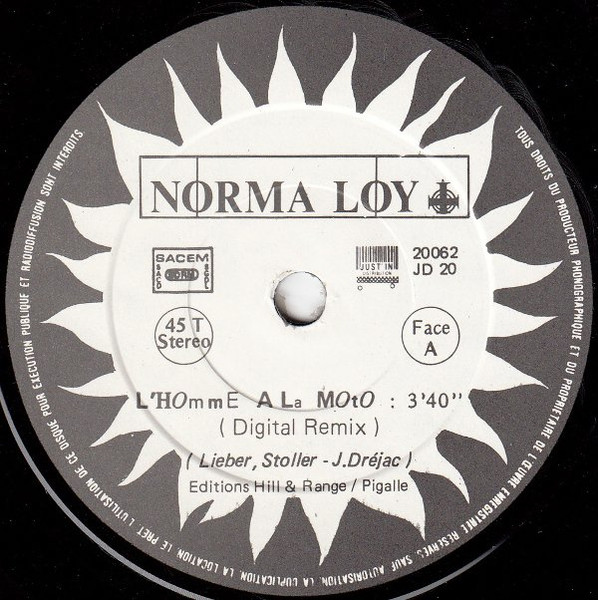 Norma Loy - L'Homme À La Moto | Just'In Distribution (20062) - 3