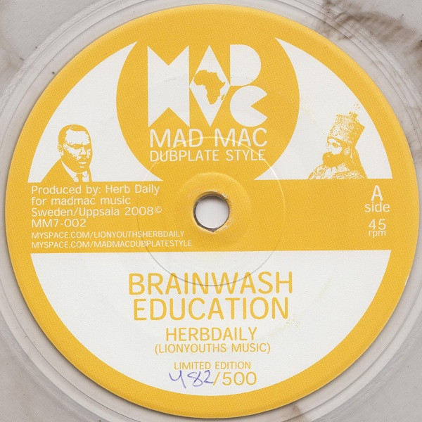 Herb Daily - Brainwash Education | Mad Mac Dubplate Style (MM7-002)