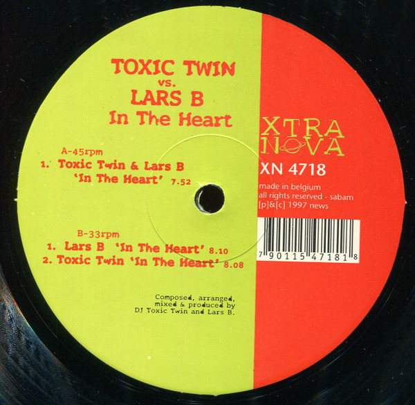 Toxic Twin & Lars B. - In The Heart | Xtra Nova (XN 4718)
