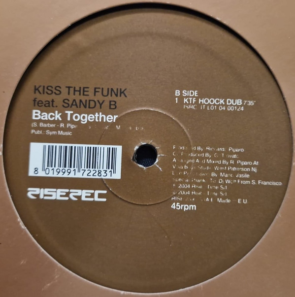 Kiss The Funk - Back Together | Rise (RISE 259) - 2