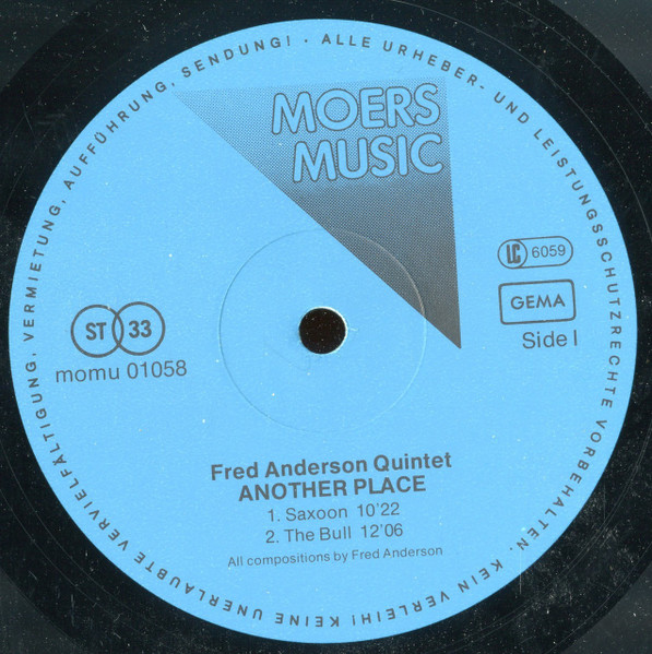 Fred Anderson Quintet - Another Place | Moers Music (01058) - 3