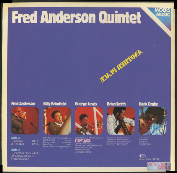 Fred Anderson Quintet - Another Place | Moers Music (01058) - 2