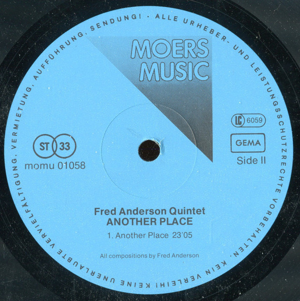 Fred Anderson Quintet - Another Place | Moers Music (01058) - 4