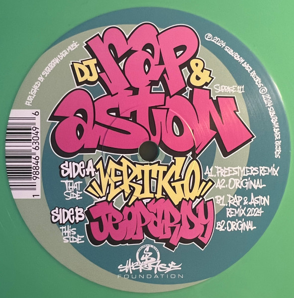 DJ Rap & Aston - Vertigo / Jeopardy | Suburban Base Records (SUBBASE111)