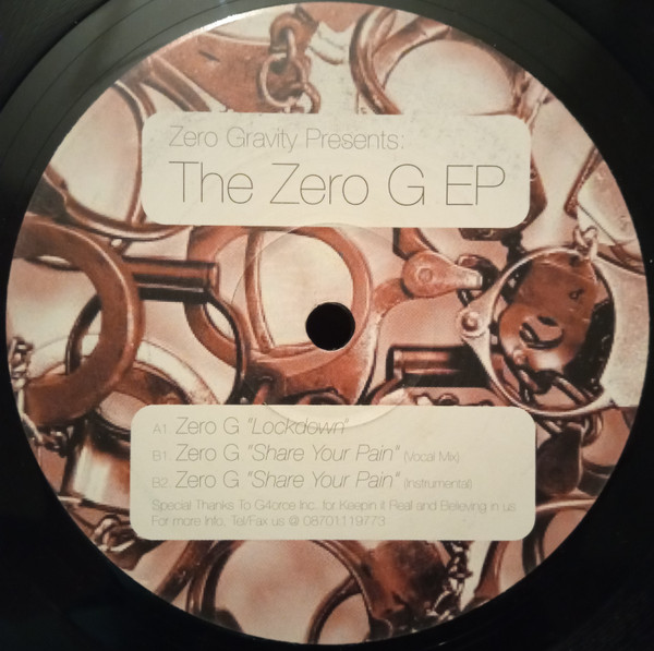 Zero G - The Zero G E.P. | Not On Label (ZEROG 01) - main