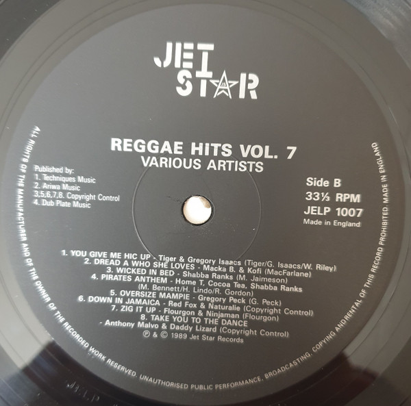 Various - Reggae Hits Vol. 7 | Jet Star (JELP1007) - 4 Various - Reggae Hits Vol. 7 | Jet Star (JELP1007) - 4