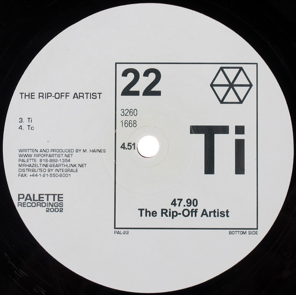 The Rip-Off Artist - Copper Blue EP | Palette Recordings (PAL022) - 2