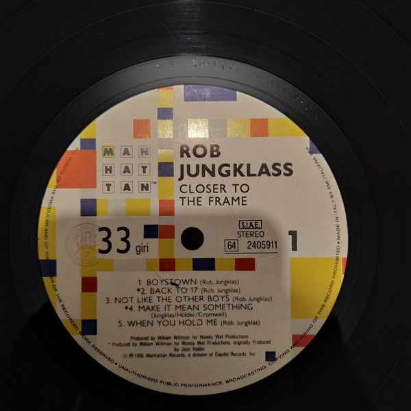 Rob Jungklas - Closer To The Flame | Manhattan Records (64 2405911) Rob Jungklas - Closer To The Flame | Manhattan Records (64 2405911)