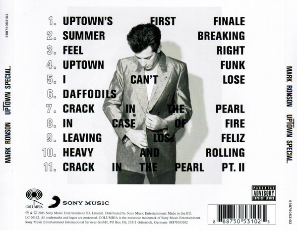 Mark Ronson - Uptown Special | Columbia (88875053102) - 2 Mark Ronson - Uptown Special | Columbia (88875053102) - 2
