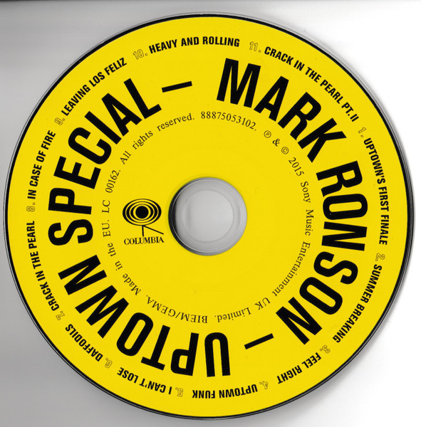 Mark Ronson - Uptown Special | Columbia (88875053102) - 3 Mark Ronson - Uptown Special | Columbia (88875053102) - 3