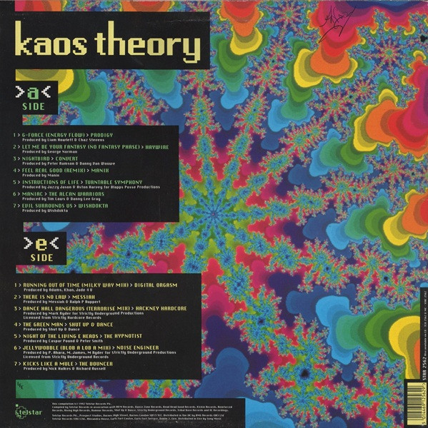 Various - Kaos Theory | Telstar (STAR 2562) - 2