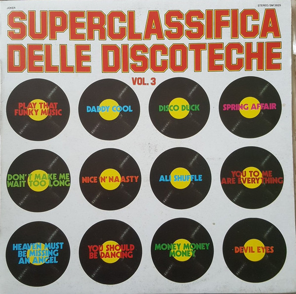 Various - Superclassifica Delle Discoteche Vol. 3 | Joker (SM 3829)