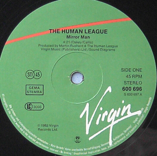 The Human League - Mirror Man | Virgin (600 696) - 3