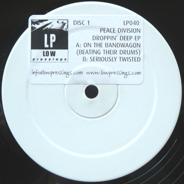 Peace Division - Droppin' Deep EP | Low Pressings (LP040)