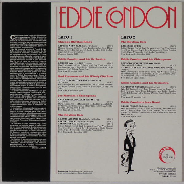 Eddie Condon - Eddie Condon | Musica Jazz (2MJP 1042) - 2 Eddie Condon - Eddie Condon | Musica Jazz (2MJP 1042) - 2