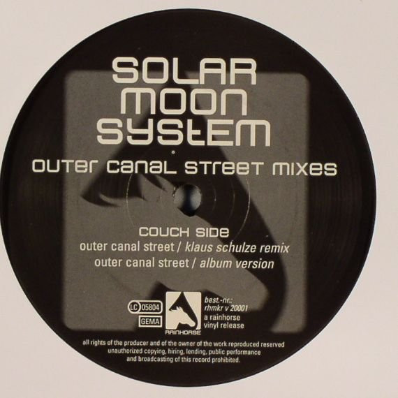 Solar Moon - Outer Canal Street (Mixes) | Rainhorse Records (Rainhorse 001) - main