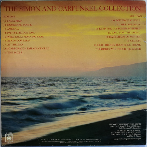 The Simon And Garfunkel Collection / Todas Sus Obras Maestras